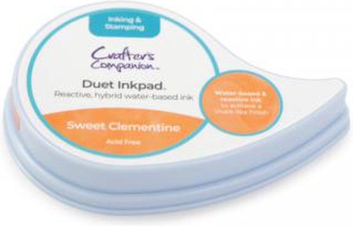 Crafters Companion - Duet Inkpad - Sweet Clementine